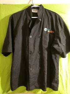 Happy Chef Hissho Sushi Sous Chef Shirt Black Embroidered Logo s.Large