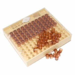 Bee Queen Rearing Cell Cup Box Kit Plastic Honeycombs Cage Isolation Apiculture