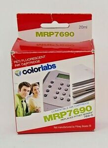 Colorlabs Red Fluorescent Ink Cartridge MRP7690 replaces Pitney Bowes 769-0