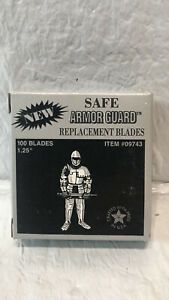 4 Boxes Adco Safe Armor Guard Replacement Blades 100 count box