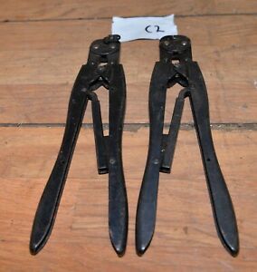 2 Amp crimp tool crimper 90049-1 90049-2 electrical connectivity tool lot C2
