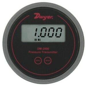 Dwyer DM-2012-LCD Differential Pressure Transmitter (0.250-0-0.250&#034;w.c.) with