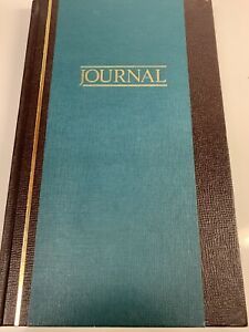 Wilson Jones Account Journal 11-3/4&#034; x 7-1/4&#034; Ruled 300 Pages 33 Lines 2 Colu...