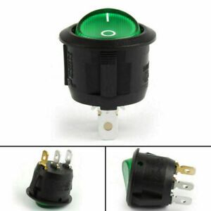 1 SCI Waterproof R13-112B Rocker Switch 3Pin 6A/250VAC 10A/125V Green S3