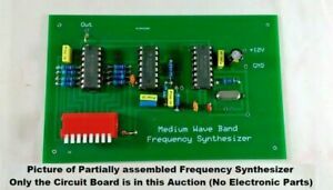 550-1700 Khz AM MW Band Variable PLL Frequency Synthesizer Printed Circuit Board