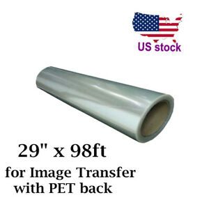 US Stock 95gsm 29&#034; x 98 Roll Application Tape for Image Transfer with PET back