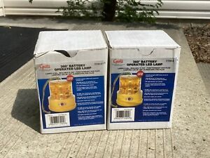 GROTE 77913 360 Degree Portable Battery Operated LED Warning LIGHT x2