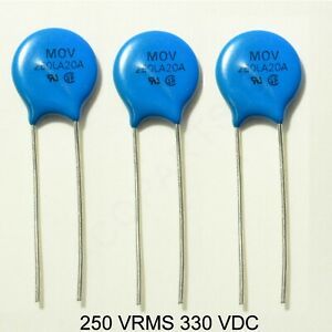 Movistar 250LA20A Radial 250 VRMS 330 VDC 14MM MOV Varistor