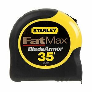Stanley 33-735 Fatmax Tape Rule with Bladearmor? Coating 1-1/4&#034; x 35&#039;, 2.2&#034; x