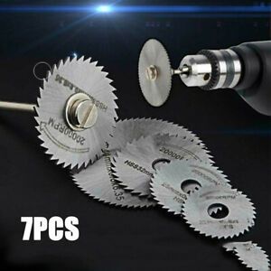 7pcs Metal Circular Saw Disc High Speed Steel Wheel Blades Shank Mini Saw Bla fi