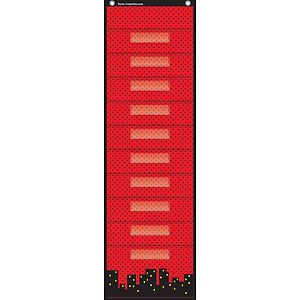Teacher Created Resources TCR20739 Superhero 10 Pocket File Storage Pocket
