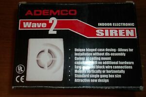 Ademco Wave 2 Indoor Electronic Siren 12 VDC 106db (Honeywell) NEW IN BOX  (1)