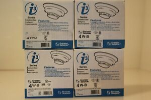 4 System Sensor 4W-B  4-Wire Photoelectric Smoke Detector with Base