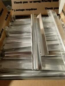 Office Desk counter Name Sign Display Polished Silver Metal Base Lot $250 Value