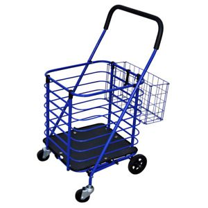 Milwaukee Shopping Cart Steel Blue (Accessory Basket Included)