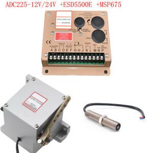 ESD5500E Speed Controller ADC225 Actuator + MSP675 Magnetic Speed Sensor