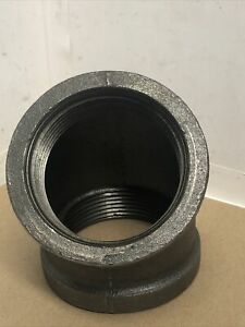 2 1/2 &#034; BLACK 45 - 2.5&#034; X 1.5&#034; 45 degree Elbow -2 1/2&#034;Fnpt 45* Elbow