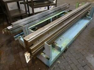 96&#034; ADJUSTABLE BOTTOM PRESS BRAKE DIE: STOCK #12039