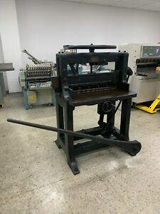 Antique Chandler &amp; Price 30.5&#034; Manual Paper Cutter with Sharp Blade