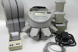 DeLa Rue Mach 3 Coin Sorter Counter with Accessories