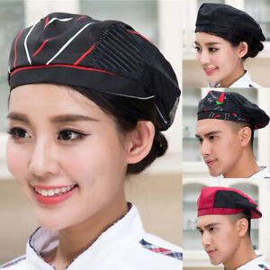 Cafe Restaurant Bake Work Wear Waiter Cap Cook Beret Kitchen Tools Chef Hats