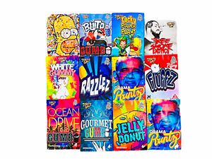 Empty Smell Proof Jokes Cookie Mylar Bags 3.5g  Aluminum Foil Pouch Resealable