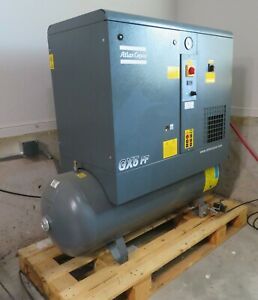 2018 Atlas Copco GX5FF 7.5 HP Rotary Screw Air Compressor with Dryer - 245 Hours