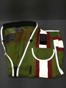 Radians Medium Heavy Duty Two Tone Engineer Safety Vest - Yellow/Lime
