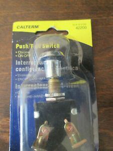 Push-Pull Switch,No 42200,  Cal-Term Products Inc