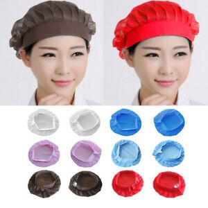 Women Men Chef Hat Catering Working Mesh Hat