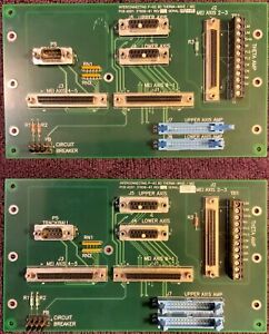 Lot of Two used THERMA-WAVE pcb assy: 37658-01 rev c, interconnecting p-62 bd