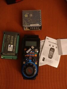 NVEM CNC Controller 6Axis MACH3 Ethernet Motion Control Card Board&amp;Wireless MPG