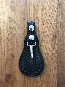 basketweave police key holder