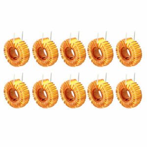 10Pcs Vertical Toroid Magnetic Inductor Monolayer Wire Wind Wound 120uH 6ACoil