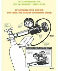 CO2 REGULATOR FOR LAPROSCOPY INSUFFLATOR WITH DOUBLE STAGE REGULATOR