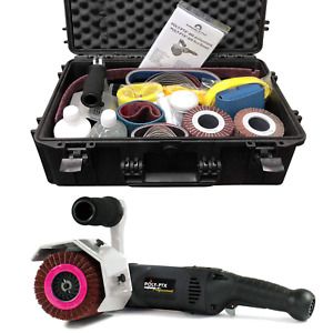 Cs Unitec Ptx Eco Smart Professional Kit Variable-Speed Drum Linear Polish Machi