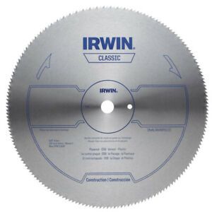 Irwin 11270ZR 80 TPI High Carbon Steel Circular Saw Blade 10 Dia. x 5/8 in.