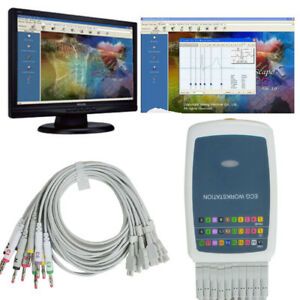 PC based 12 lead Resting PC-ECG EKG Monitor Workstation Software CE Approved