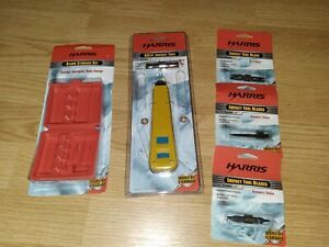 Vintage HARRIS D-814  Impact Tool  with blades and case BRAND NEW