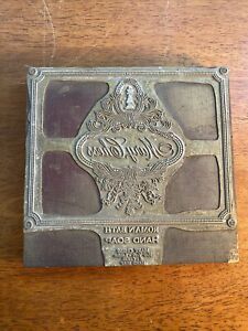 Letterpress Printing Block Plate Advertising Mary Chess Roman Bath Hand Soap