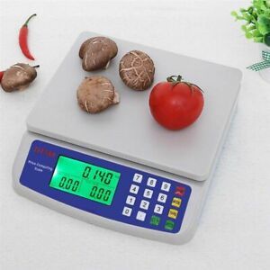 Electronic Digital Kitchen Scale Price Computing Food Meat Weighing Gauge