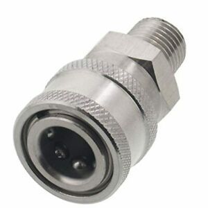 4000 PSI 1/4&#034; Pressure Washer Male NPT Quick Connect Socket Coupler High Temp