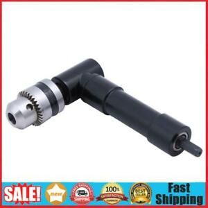 Aluminium Head Right Angle Drill Attachment 90 Degree Chuck Key Handle Adap