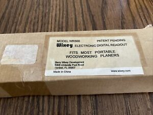 Wixey Electronic Digital Readout for Woodworking Planers - Box + Instructions