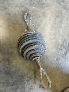 Older Lube Spreader Swab, 5&#034;, For Cable Pulling Through Conduit