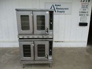 Montague Vectaire HX Full Size Natural Gas Double Convection Oven #6013
