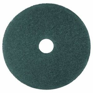 3M Blue 20&#034; Floor Cleaner Pads 5300, Nylon/Polyester Fiber, 5 Pads (MCO 08413)