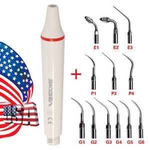 Dental Ultrasonic Scaler Handpiece Endo Perio Scaling Tips Fit Cavitron EMS Tube