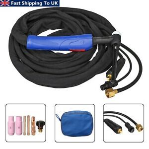 WP-17FV-12 12-Foot 150Amp Tig Welding Torch Complete W/ Flexible Valve   US1