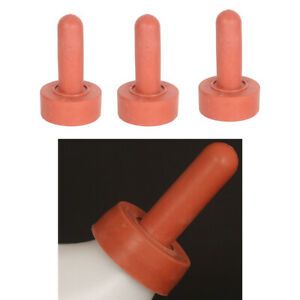 3 Pieces Red Rubber Snap Lamb  Fits Little Giant Milk Bottles For Calf